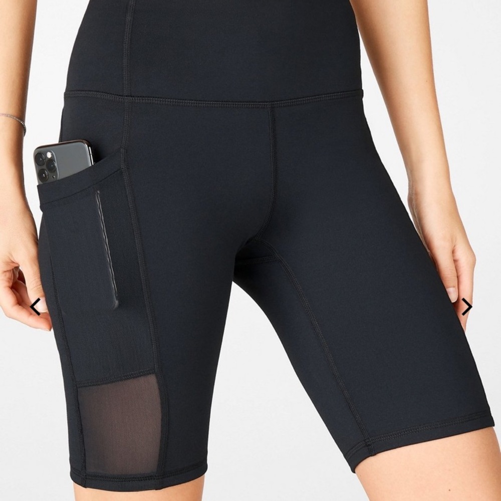 Fabletics Powerhold On-The-Go High Waisted Shorts.